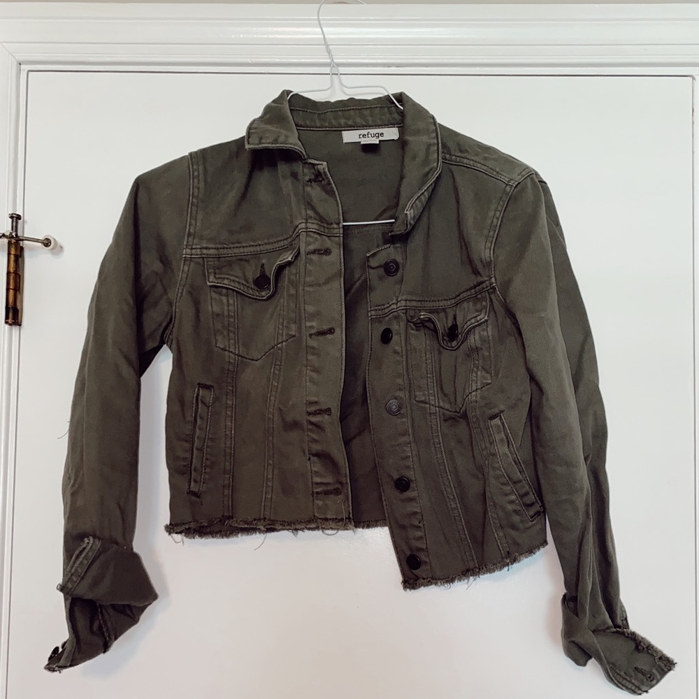 Cropped Army Jacket